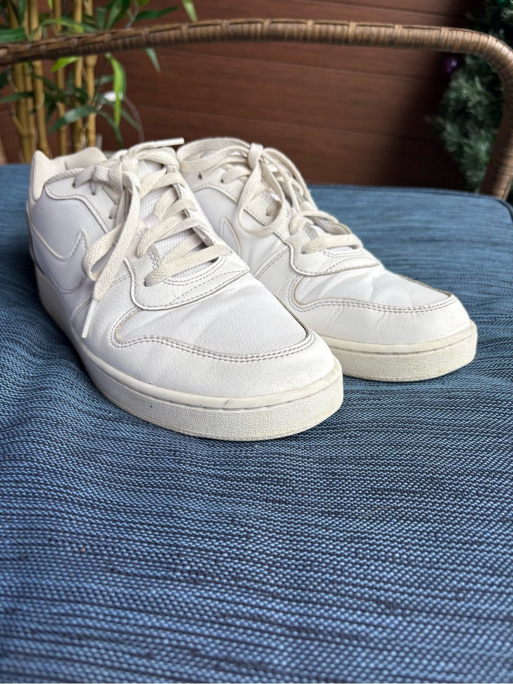 Nike Ebernon Low All-White – Men's Size 10.5